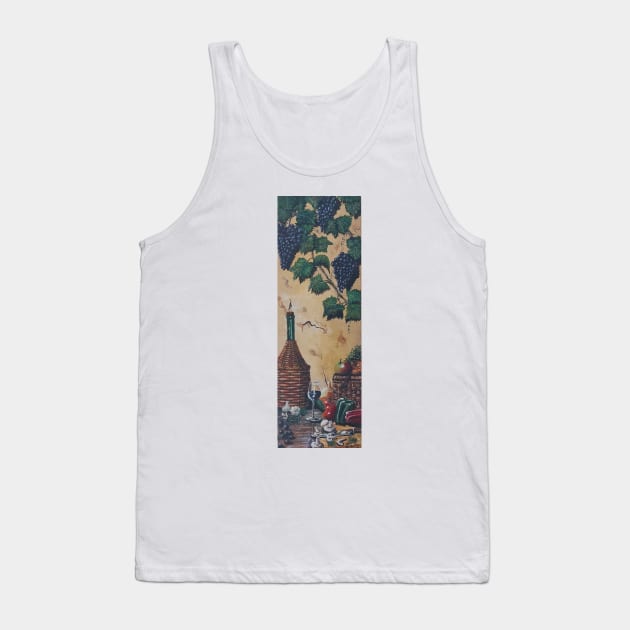 WINE AND GRAPES Tank Top by MackenzieTar